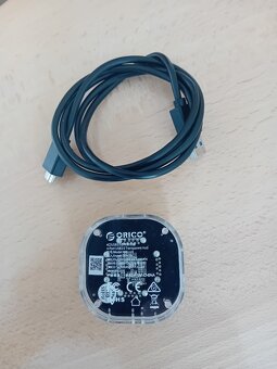 ORICO USB HUB 4xUSB3.0 transparentní - 2
