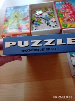 Dětské puzzle od tří let.Cena za všechny tři. - 2