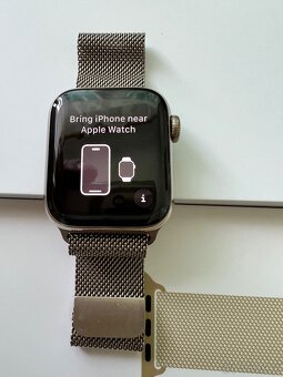 Apple Watch Series 6 40mm Gold Stainless Gold Mil Lp cellula - 2