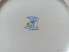 Talířky - Český porcelán Dubí - 2