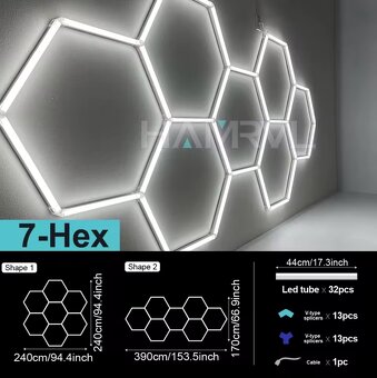Modulární osvětlení Hexagon LED - 2