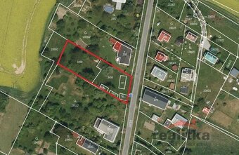 Prodej stavebního pozemku 1.412 m2 v obci Bohušov-Ostrá Hora - 2