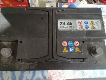 Prodám použitou autobaterii AK Power 74 Ah - 2