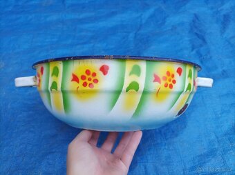 Smaltovaná mísa, průměr 30 cm - 2