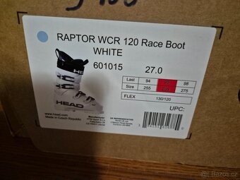Head Raptor WCR 120 Race boot white - 2