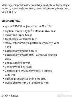 Ionizační fén - 2