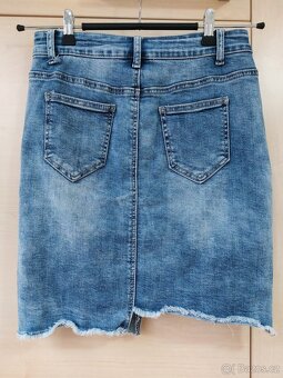 Džínová sukně modrá - 2