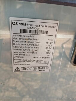 Solární panely QS Solar 85 W - 2