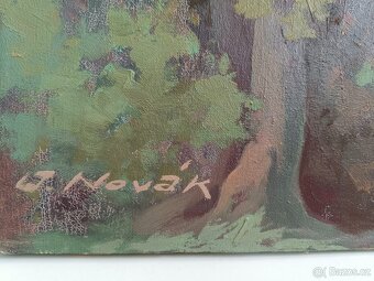 Obraz J. Novák, Vysoké Tatry - Kriváň, olej na pláně 135x85 - 2