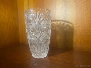 Střední broušená váza Bohemia Crystal I - 2