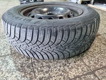 Plechove disky/kola Octavia III 5x112 R15 zimní pneu/poklice - 2
