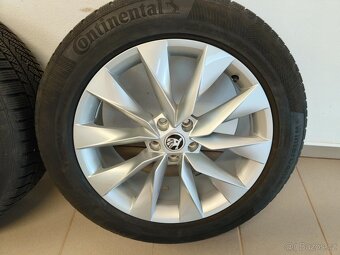 Alu kola Crystal Škoda Enyaq/Elroq 8Jx19" ET45 +Continental - 2