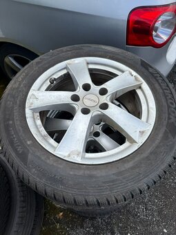 ZIMNÍ SADA ALU KOL 5x114,3 MM + HANKOOK 225/60R17 99H - 2