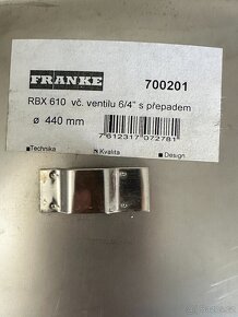Nerezový dřez Franke RBX610 - 2