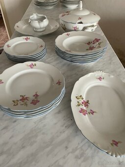 Porcelánový set talířů H&C - Československo - 2
