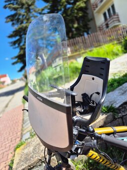 Dětská cyklosedačka Bobike včetně čelního windshieldu - 2