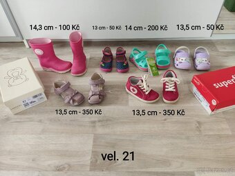 Dětská obuv vel. 20 - 24 - 2