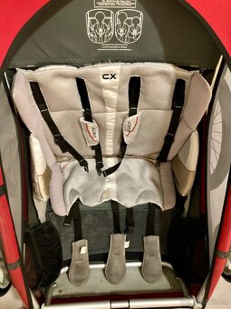 Cyklokocarek chariot cx2 pro 2 děti v plné výbavě - 2