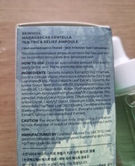 Centella Madagascar tee trica sérum na akné a pleť korejská - 2