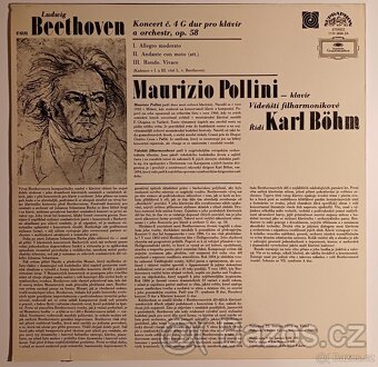 Gramofonová deska-Ludwig van Beethoven-koncert č.4 G dur - 2