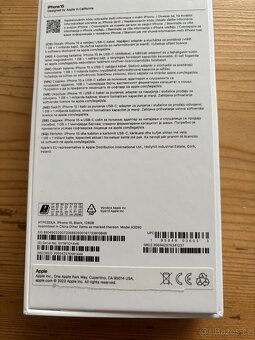 iPhone 15, 128gb zánovní. Black - 2