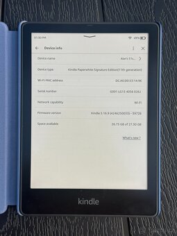 Čtečka Amazon Kindle Paperwhite 11. gen Signature Edition 32 - 2