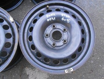Plechové disky  15",rozteč 5x112,ET 47,šíře 6J, střed 57,1 - 2
