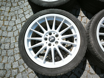 Litá kola 5x112 R18, letní pneu 225/40/18 - 2