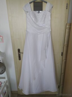 Svatební šaty 40-42 (těhotenské 38) - 2