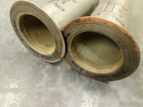 Nerezové INOX roury 103,3mm s přírubou 158mm - 2