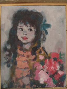 OBRAZ OLEJ NA PLÁTNĚ HOLANDSKÝ MALÍŘ A. KOROS - 2