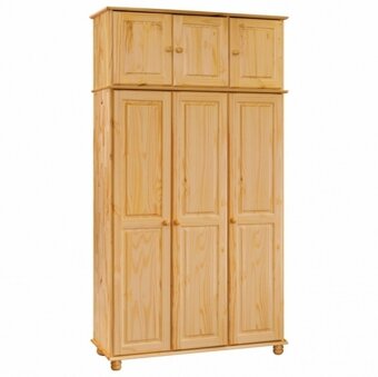 Dřevěná skříň 3dveřová 8863 lakovaná - 2