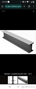 Ocelové nosníky I220 - 2