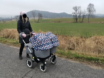 Bugaboo Donkey Twin – po repasu, plná výbava + nová rukojeť - 2