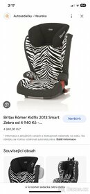 Britax Römer Kidfix sedačka sms nebo tel. - 2