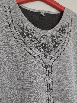 Dámská šedá halenka 46/48 - 2