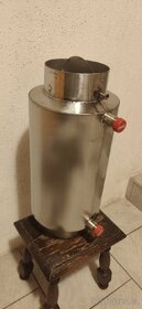 Teplovodní nerez výměník 150, výška 52cm - 2