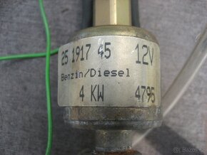 nezávislé topení, čerpadlo, podavač 12v - 2