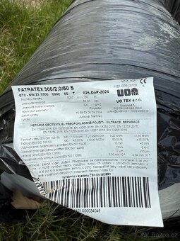 Geotextílie FATRATEX - FATRATEX S 300 g/m2 - Bílá - 2