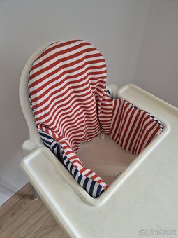 Jídelní židlička IKEA Antilop s podnosem a polštářkem - 2