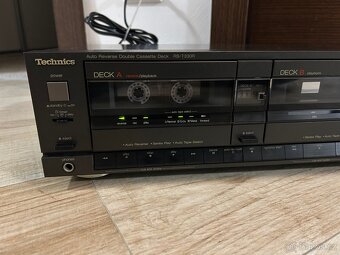 Technics RS-T330R auto reverse double cassette deck - 2