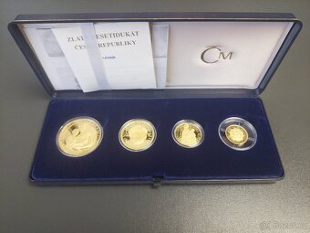 Sada zlatých medailí 1, 2, 5 a 10 dukát – 1997 (PROOF) - 2