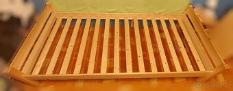 Postel 90 x 200 s roštem - za odvoz - REZERVOVÁNO - 2