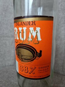 Sklenice + etiketa RUM INLÄNDER 38 GSONEK - 2