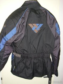 Motocyklová moto bunda kožené kalhoty JOFAMA jezdecká vesta - 2