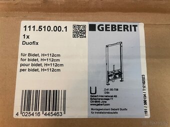 Geberit Duofix 111.510.00.1 – pro bidet, výška 112 cm – 2 ks - 2