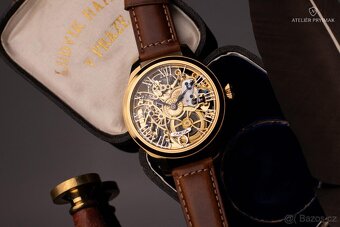 Exkluzivní starožitné skeletové hodinky OMEGA 1938 - 2