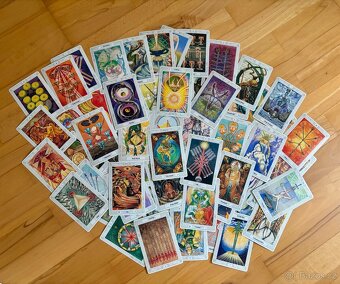 TAROT velká kniha Crowley + 78 karet - 2
