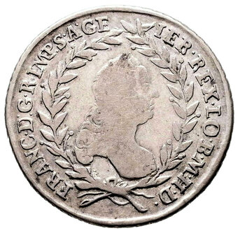 Stříbrná mince František Lotrinský Sedmihrady - 2