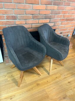 Otočná jídelní židle 4ks - 2